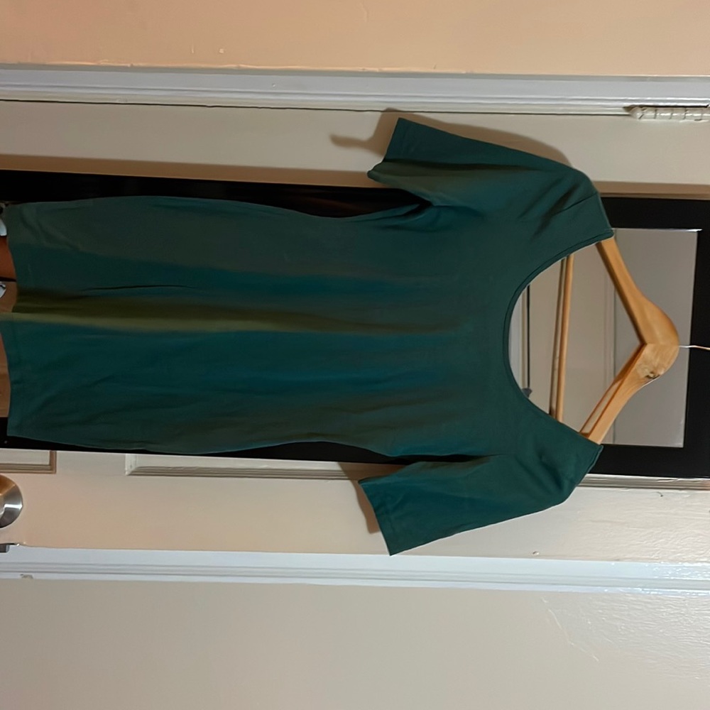 Forever 21 green fitted dress.
